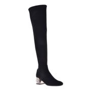 Baldinini Over-knee Boots Black, Dam