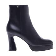 Baldinini Ankle boots in black leather Black, Dam