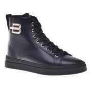 Baldinini Trainers in black leather Black, Dam