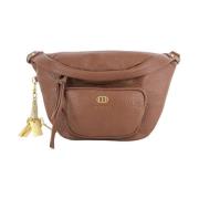 La Carrie Brun Syntetiskt Läder Crossbody Väska Brown, Dam