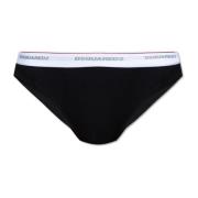 Dsquared2 Briefs med logotyp Black, Dam