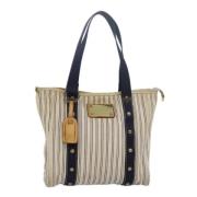 Louis Vuitton Vintage Pre-owned Canvas louis-vuitton-vskor Beige, Dam