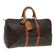 Louis Vuitton Vintage Pre-owned Canvas louis-vuitton-vskor Brown, Dam