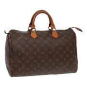 Louis Vuitton Vintage Pre-owned Canvas louis-vuitton-vskor Brown, Dam