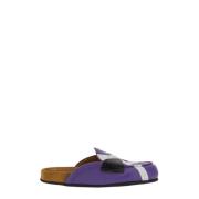 College Handgjorda ikoniska 'X' mules Purple, Dam