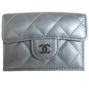 Chanel Vintage Pre-owned Laeder plnbcker Gray, Dam