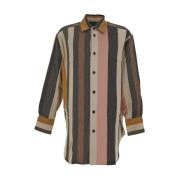 JW Anderson Randig Flanellskjorta Multicolor, Herr