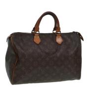 Louis Vuitton Vintage Pre-owned Canvas louis-vuitton-vskor Brown, Dam