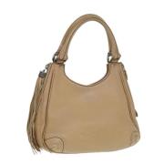 Chanel Vintage Pre-owned Laeder handvskor Beige, Dam