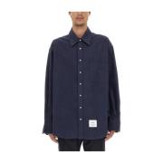 Thom Browne Casual Bomullsskjorta Blue, Herr