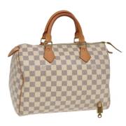 Louis Vuitton Vintage Pre-owned Canvas louis-vuitton-vskor Beige, Dam