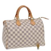 Louis Vuitton Vintage Pre-owned Canvas louis-vuitton-vskor Beige, Dam