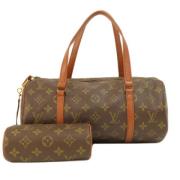 Louis Vuitton Vintage Pre-owned Canvas handvskor Brown, Dam