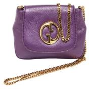 Gucci Vintage Pre-owned Laeder gucci-vskor Purple, Dam