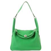 Hermès Vintage Pre-owned Canvas axelremsvskor Green, Dam