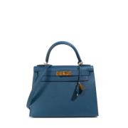 Hermès Vintage Pre-owned Laeder handvskor Blue, Dam