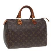 Louis Vuitton Vintage Pre-owned Canvas louis-vuitton-vskor Brown, Dam