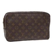 Louis Vuitton Vintage Pre-owned Canvas kuvertvskor Brown, Dam