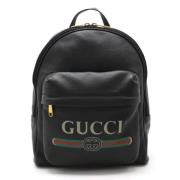 Gucci Vintage Pre-owned Laeder ryggsckar Black, Dam