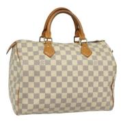 Louis Vuitton Vintage Pre-owned Canvas louis-vuitton-vskor Beige, Dam