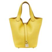 Hermès Vintage Pre-owned Laeder axelremsvskor Yellow, Dam