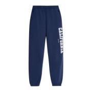 Sporty & Rich Sweatpants från Wall Street-kollektionen Blue, Dam