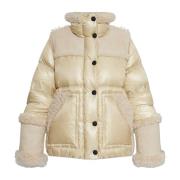 Moncler Dunjacka Esquele Beige, Dam