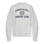 Sporty & Rich Sweatshirt från Wall Street-kollektionen Gray, Unisex