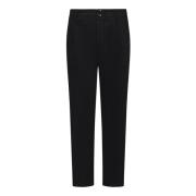 Incotex Svarta Chinos Byxor Aw24 Black, Herr