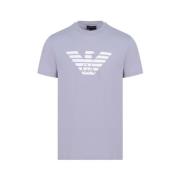 Armani Örn Logo Lavendel T-shirt Purple, Herr