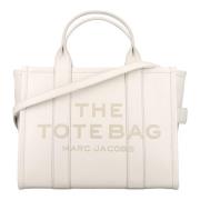 Marc Jacobs Stilren Medium Läder Toteväska White, Dam