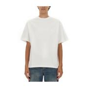 Etro Pegasus Broderi T-shirt Stiliga Män Garderob White, Herr