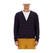 Etro Lyxig V-ringad Cardigan för Män Blue, Herr