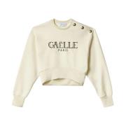 Gaëlle Paris Hög hals tröja i beige Beige, Dam