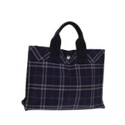 Burberry Vintage Pre-owned Nylon handvskor Blue, Dam