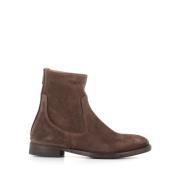 Alberto Fasciani Brun Mocka Dragkedjeboots Brown, Dam