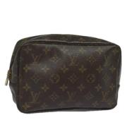 Louis Vuitton Vintage Pre-owned Canvas kuvertvskor Brown, Dam