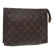 Louis Vuitton Vintage Pre-owned Canvas necessrer Brown, Dam