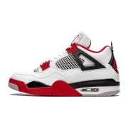 Jordan Retro Fire Red Sneakers White, Herr