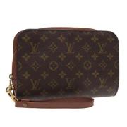 Louis Vuitton Vintage Pre-owned Canvas kuvertvskor Brown, Dam