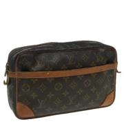 Louis Vuitton Vintage Pre-owned Canvas kuvertvskor Brown, Dam