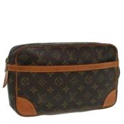 Louis Vuitton Vintage Pre-owned Canvas kuvertvskor Brown, Dam