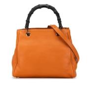 Gucci Vintage Pre-owned Laeder handvskor Orange, Dam