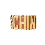 Moschino Pre-Owned Pre-owned Tyg armband Brown, Dam