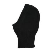 Ernest W. Baker Svart Merinoull Balaclava Black, Herr