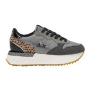 Sun68 Stargirl Mix Material Sneaker Grå Gray, Dam