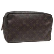 Louis Vuitton Vintage Pre-owned Canvas kuvertvskor Brown, Dam