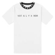 1017 Alyx 9SM Casual Bomullstee i Svart White, Herr