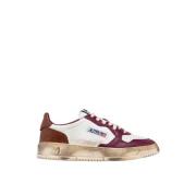 Autry Vintage Läder Sneakers Brown, Dam