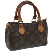 Louis Vuitton Vintage Pre-owned Canvas louis-vuitton-vskor Brown, Dam